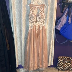 Nox Narianna Formal Dress Tan Size L